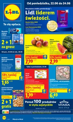 Lidl gazetka - od 22/06/2026 do 24/06/2026